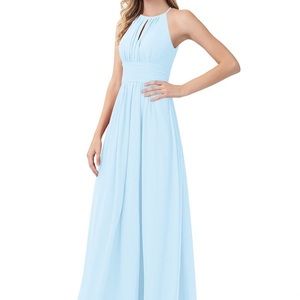 Azazie Sky Blue Bridesmaid Dress